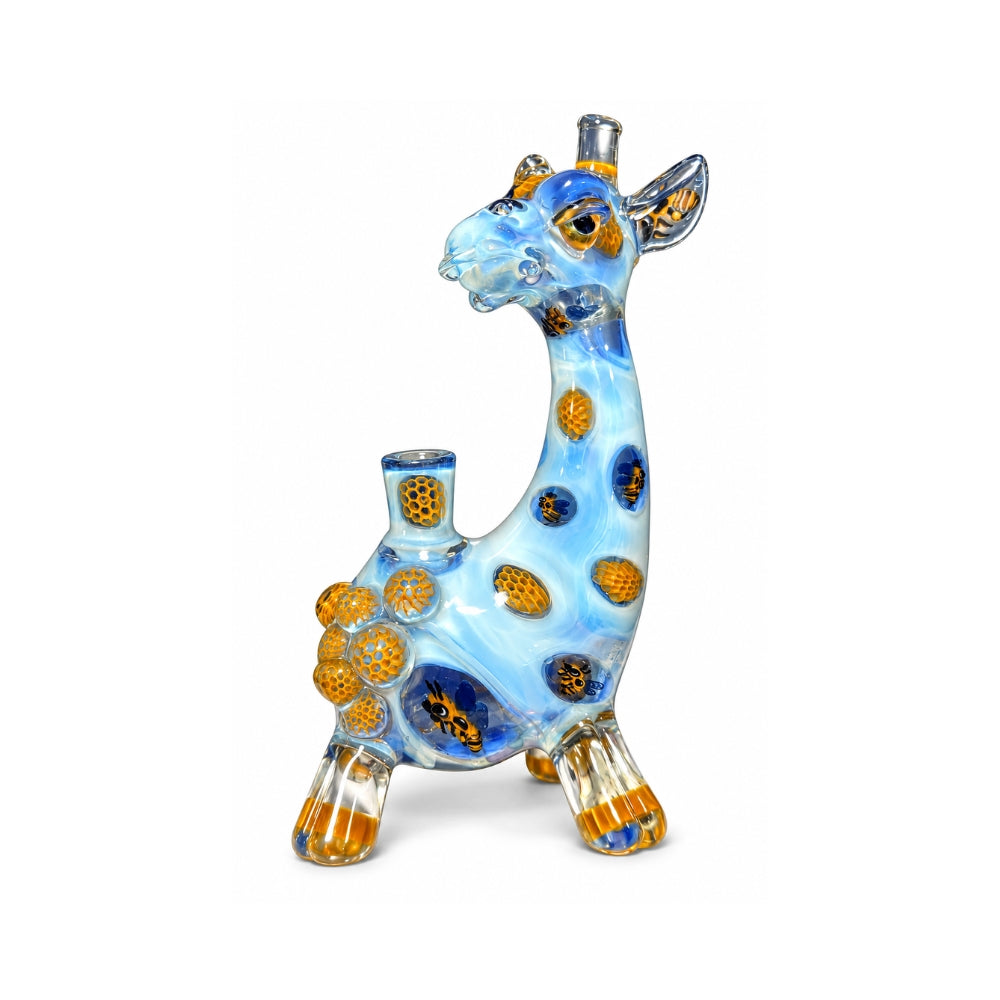 Bubbler Jirafa Collab Creep Glass — Robertson Glass — Abeja