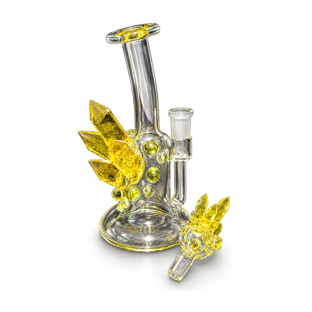 Mini Bell — Baset Glass — Amarillo