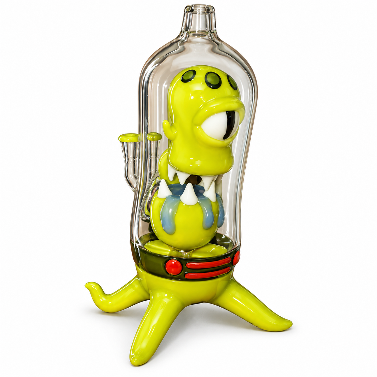 Bubbler Alien — Pieces of Art — Verde (Vendido)